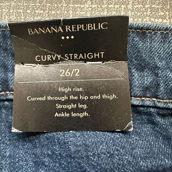 Banana Republic Factory Curvy Straight High Rise size 26/2 - Picture 5 of 12